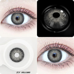 Amazonia Icy Volcano Gray Prescription Colored Contact Lenses Beauon 