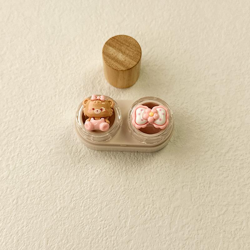 Cartoon Portable Colored Contact Lens Case