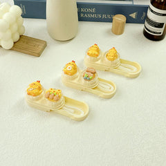 Cartoon Portable Colored Contact Lens Case