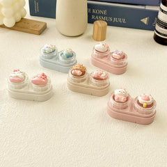 Cute Cartoon Colored Contact Lens Case