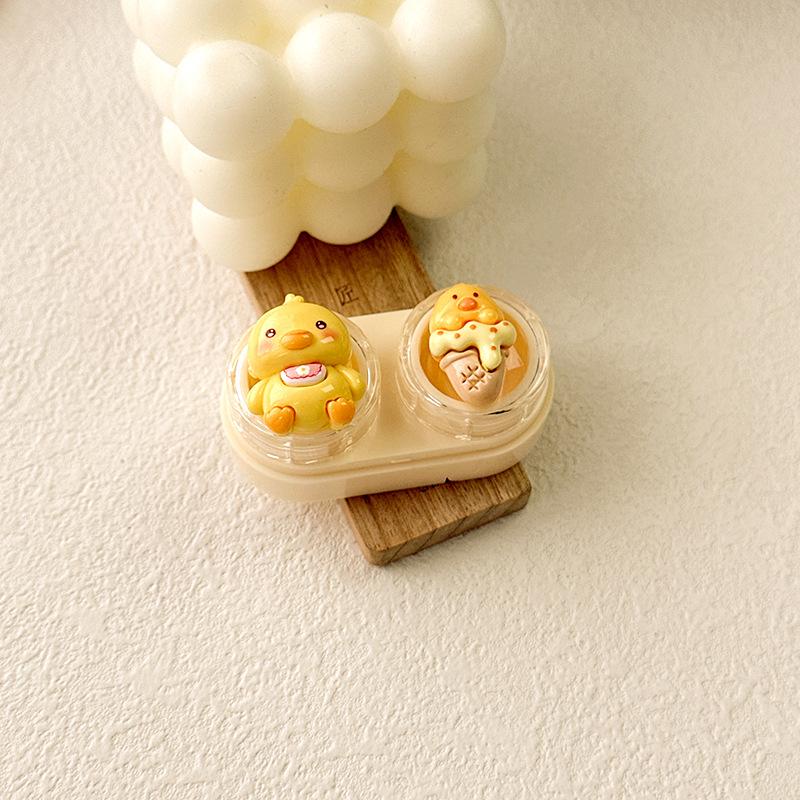 Cute Cartoon Colored Contact Lens Case