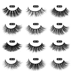 3D 1 Piece Mink Hair Eyelashes Beauon 