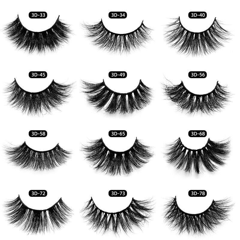 3D 1 Piece Mink Hair Eyelashes Beauon 