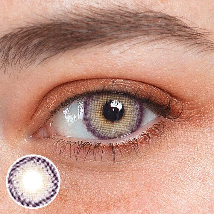 Margaret Iris Purple Colored Contact Lenses Beauon 